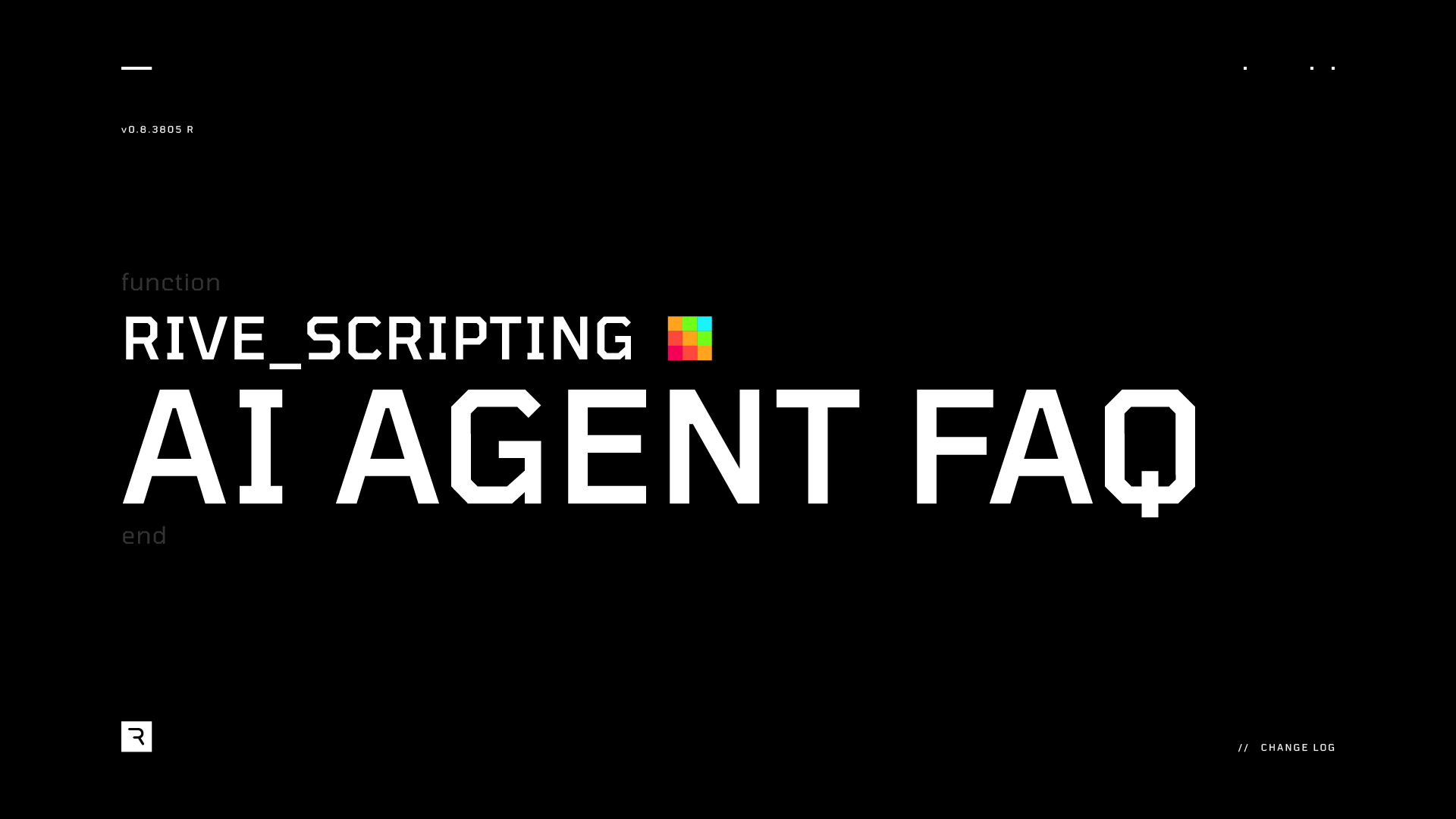 The AI Coding Agent is in the Rive Editor! | Rive Community