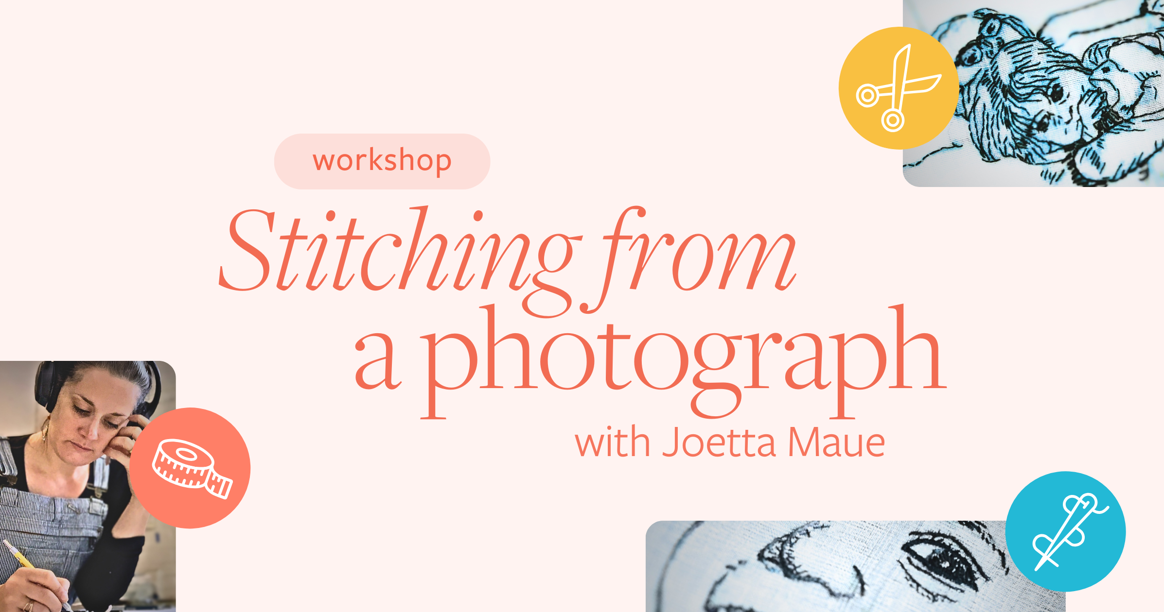 Stitching from a photograph: Photo-to-Stitch Workshop with Joetta Maue ...