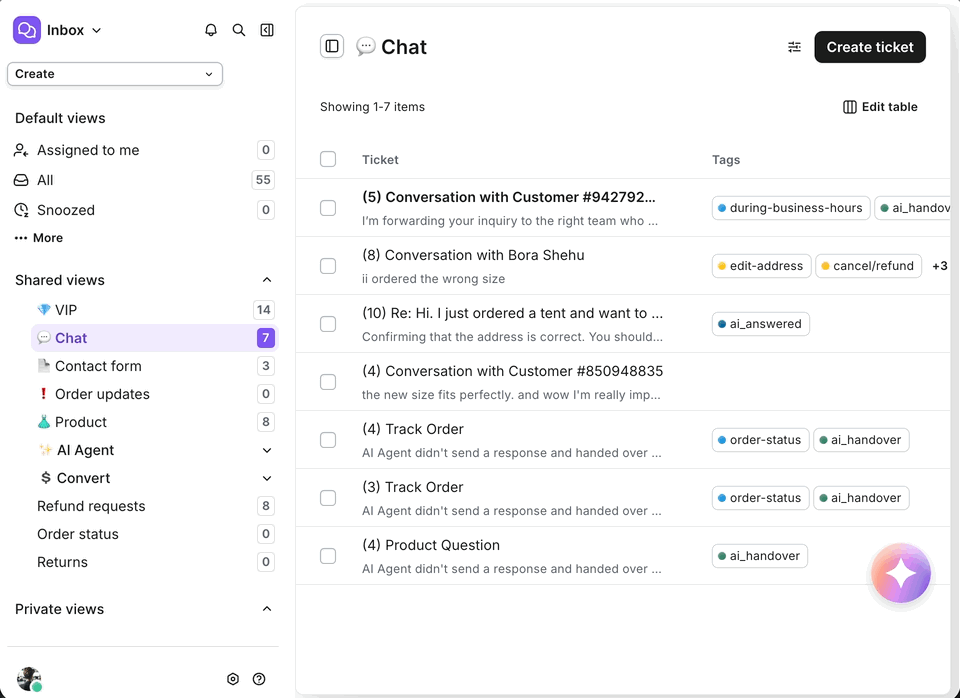 Helpdesk 2.0 update: the old UI toggle stays until June 30th | Gorgias