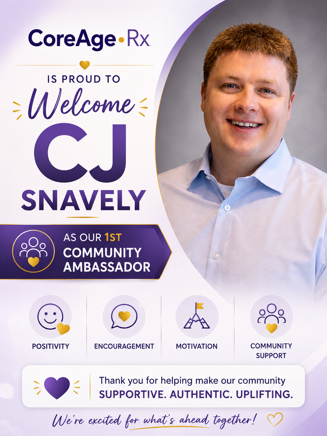 CoreAge Rx Community Ambassador | CoreAge Rx Wellness Community