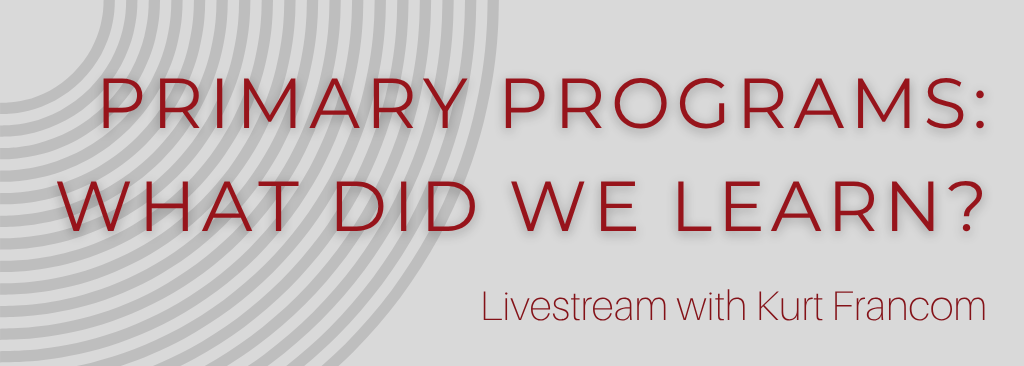 Primary Programs: What Did We Learn? | Zion Lab