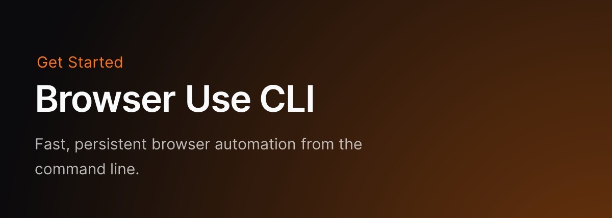 Browser Use CLI 2.0：AI Agent 自己可以操作浏览器 | XiaoHu.AI 学院