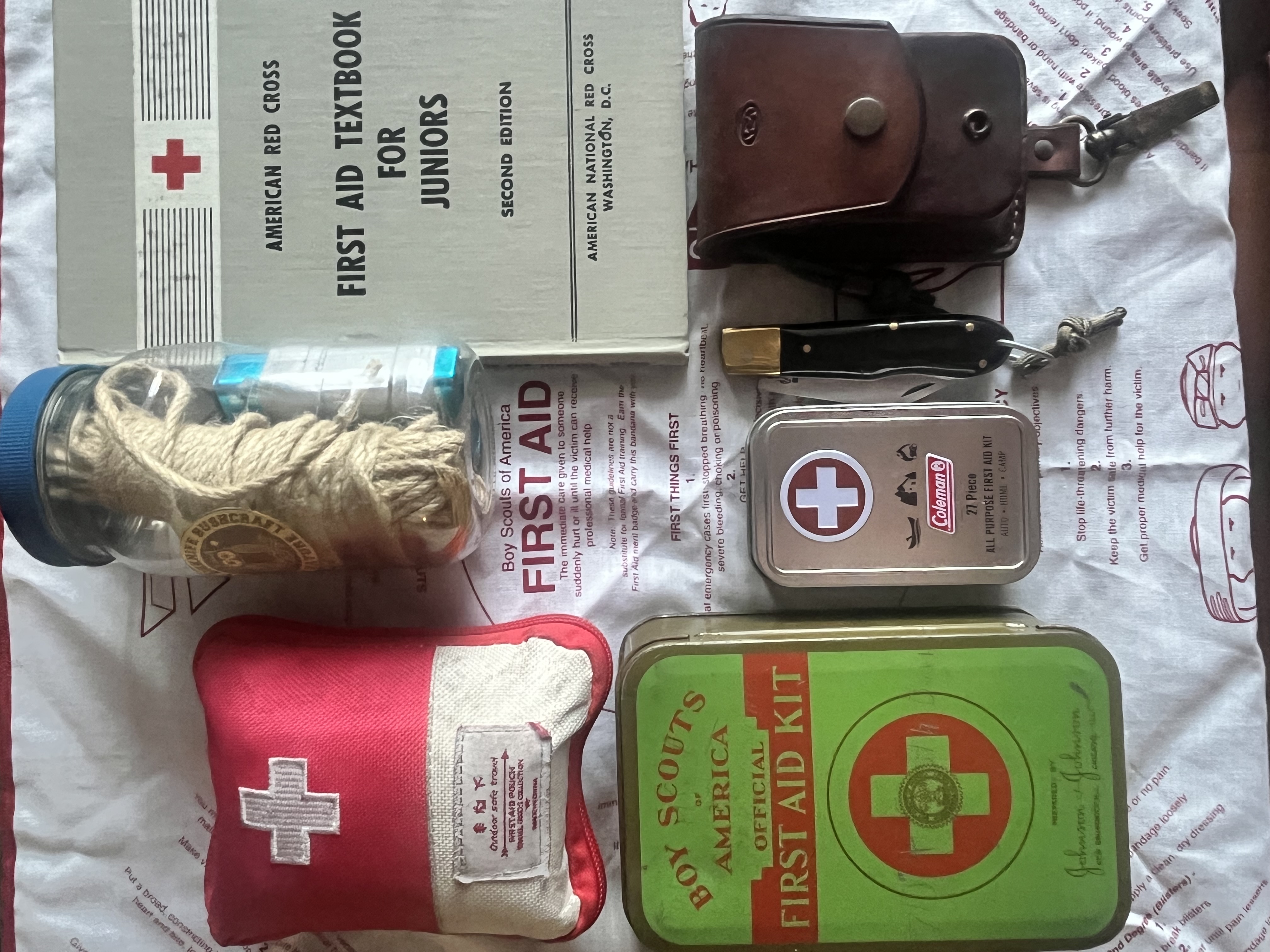 Boy Scouts' first aid kit :) | Traditional Campcrafter's Guild