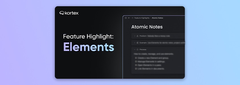 Elements: A Smart Way To Organize Your Writing | Kortex