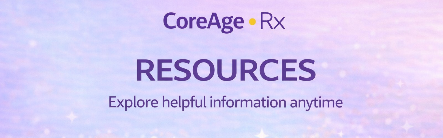 Resources | CoreAge Rx Wellness Community