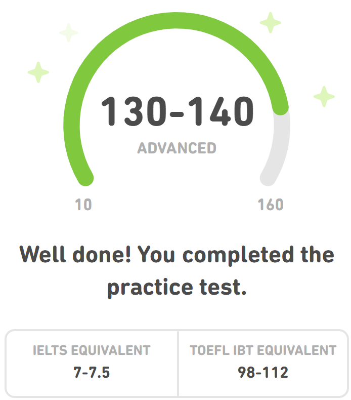 My first Practice test :) | ⭐️ DET Ready VIP