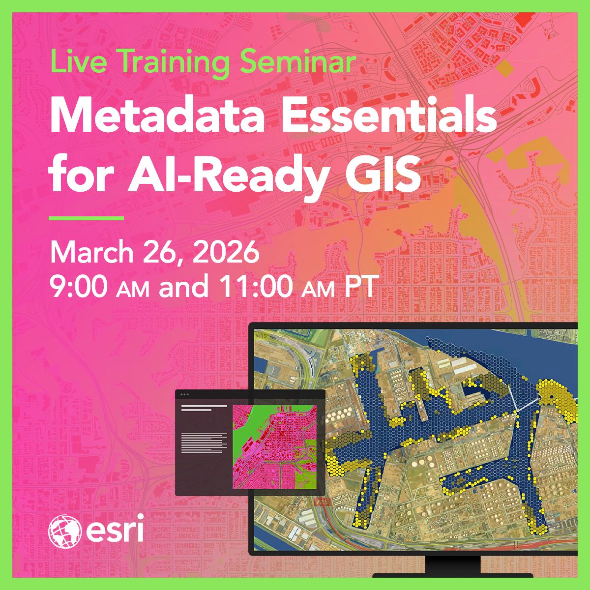 Upcoming Training: Metadata Essentials for AI-Ready GIS | The Xylem ...