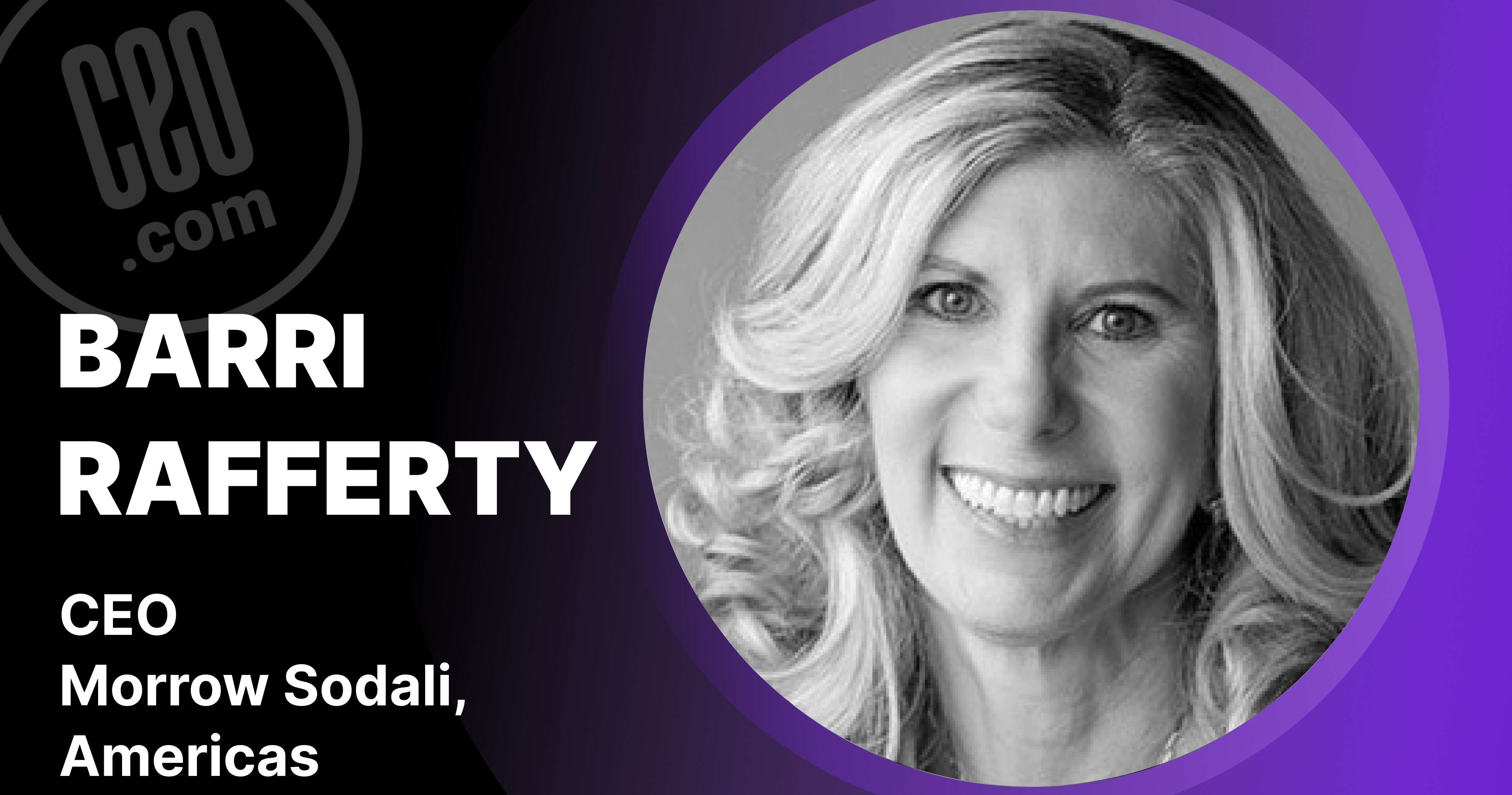 Morrow Sodali, Americas CEO Barri Rafferty | CEO.com