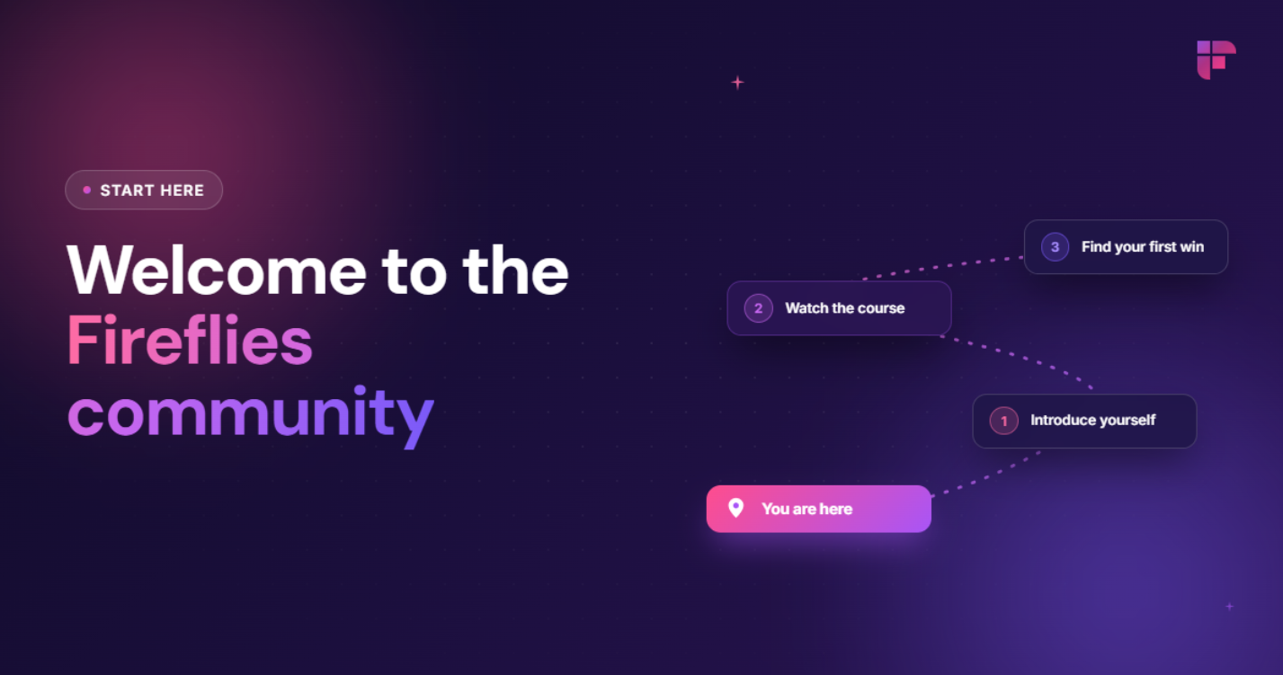 Start here | Fireflies community | Fireflies