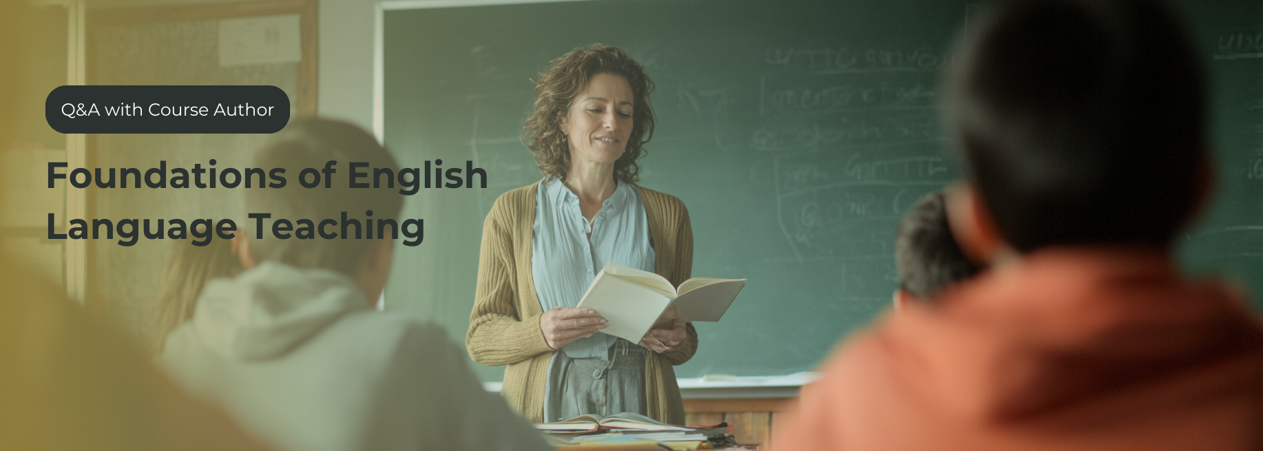 Foundations of English Language Teaching – Live with the Course Author ...