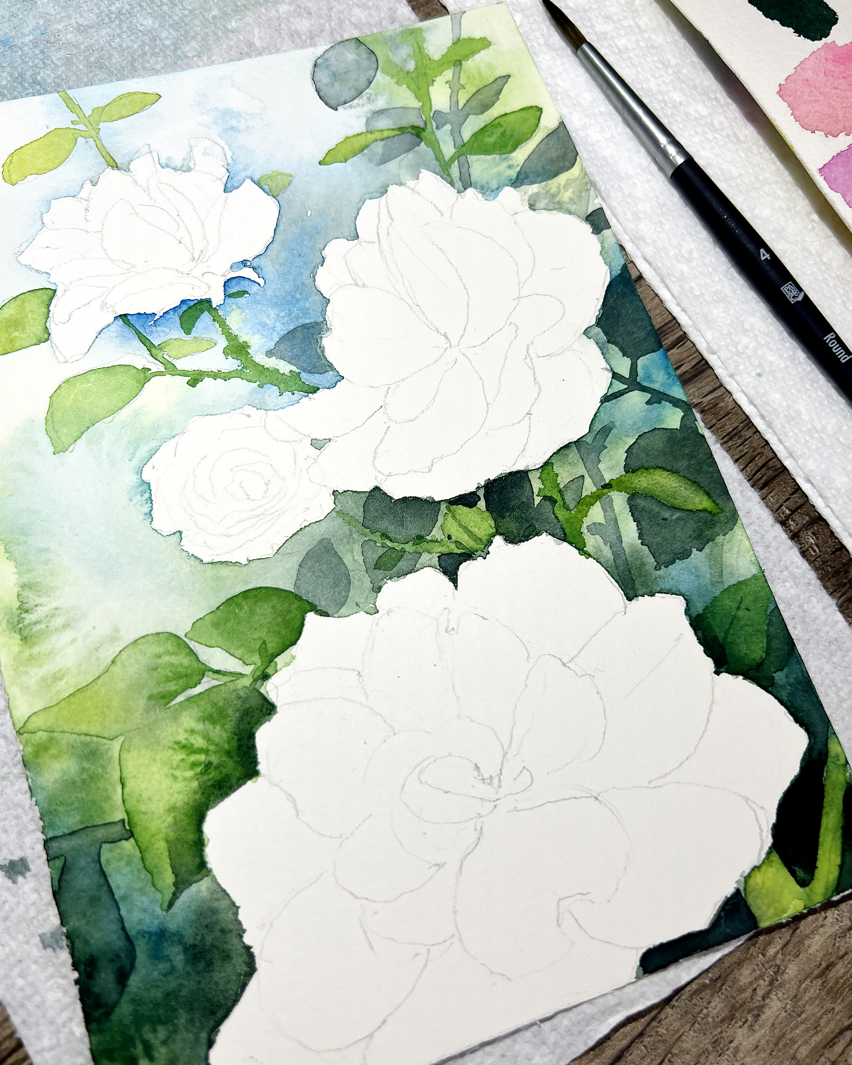 Pink Roses Workshop: Day 1 Replay Now Available! | The Art Academy