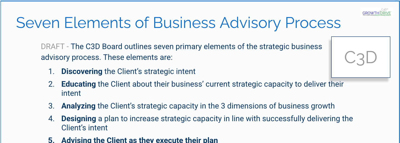 Advisory process | Growth-Drive Community