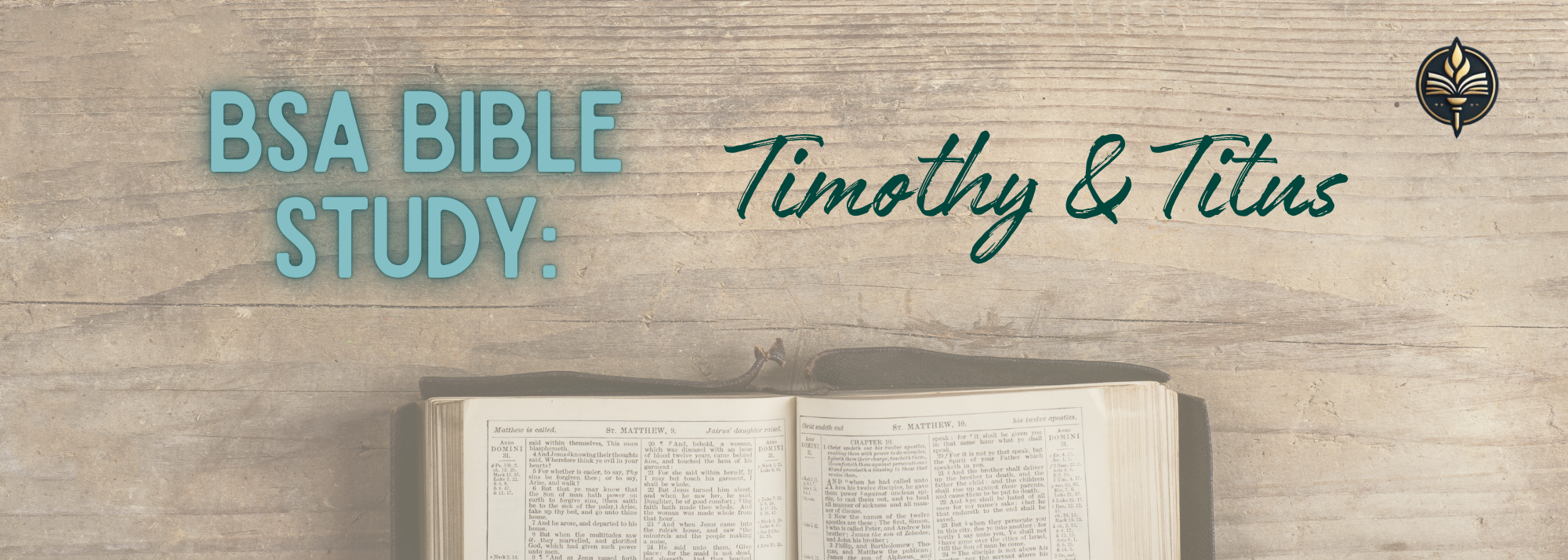 BSA Bible Study: Timothy + Titus