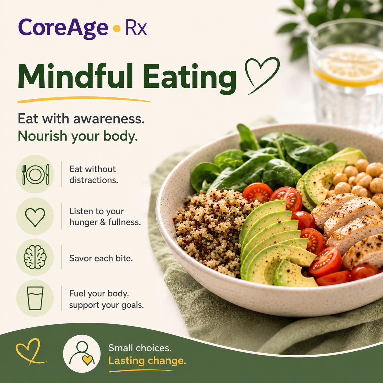Mindful Eating: A Simple Habit That Can Support Weight Loss 🧠 | CoreAge ...