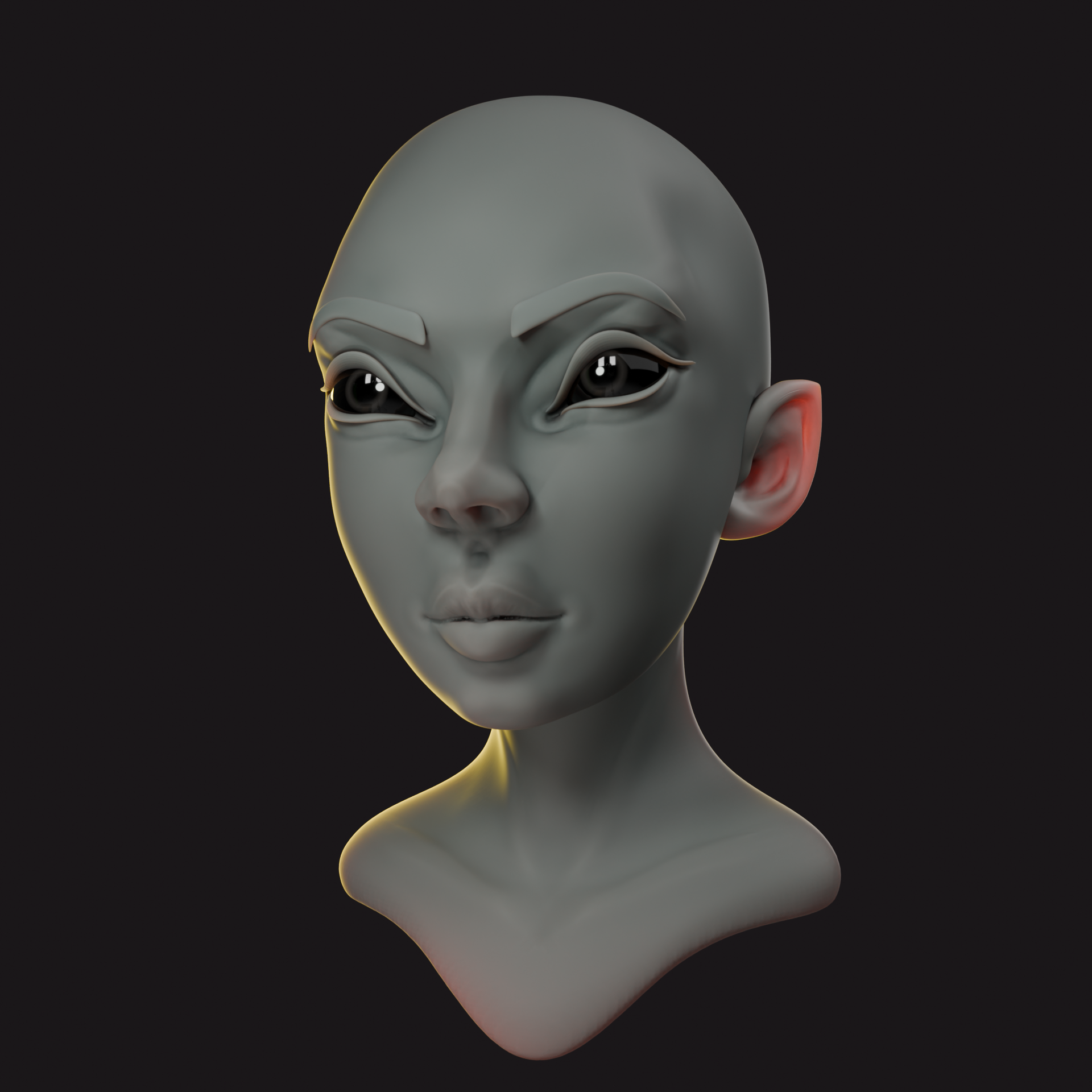 Head sculpt decided to add my own flare. | CG Boost Community