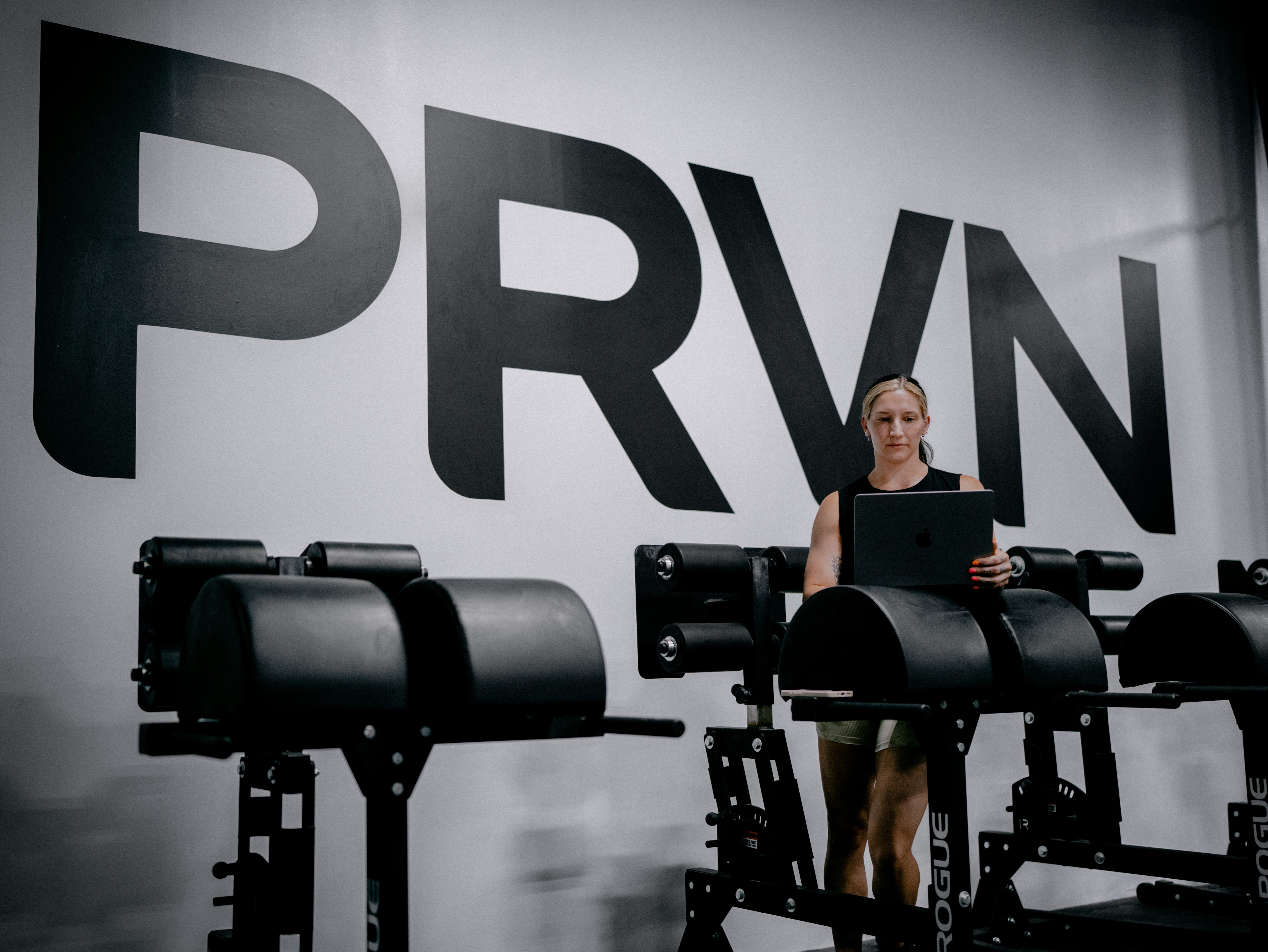 A PRVN Nutrition coach reviewing an athlete's plan
