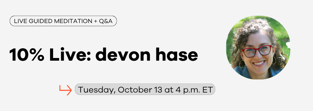 devon hase: Live Meditation and Q&A
