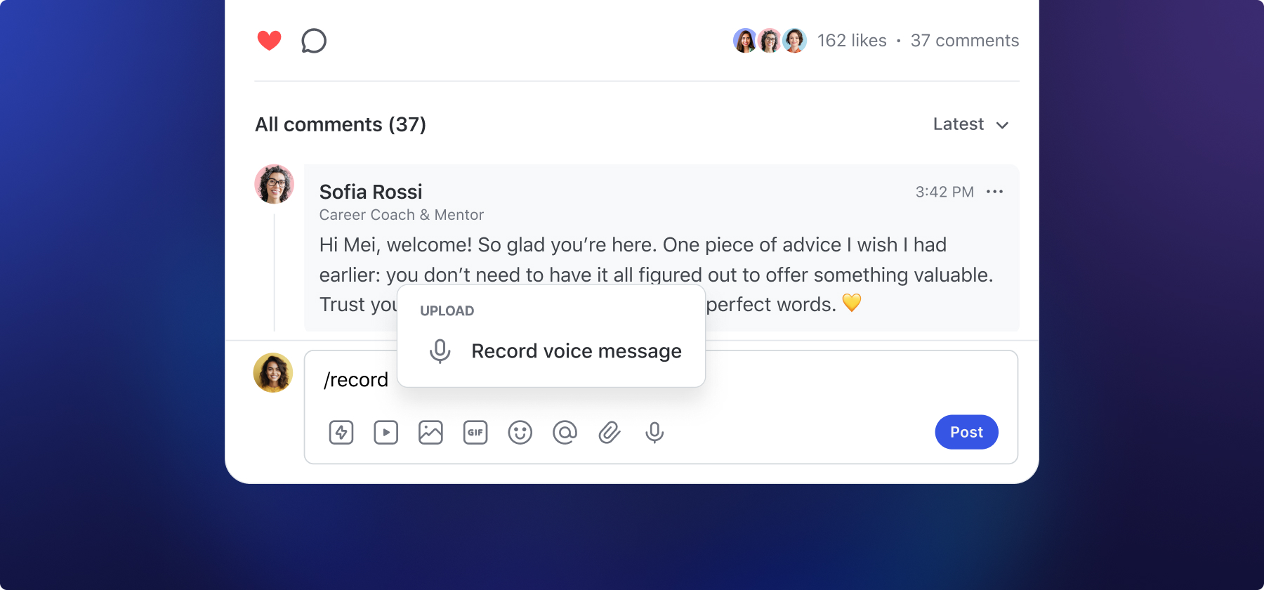 🎤 August release: Voice notes, AI actions, and more