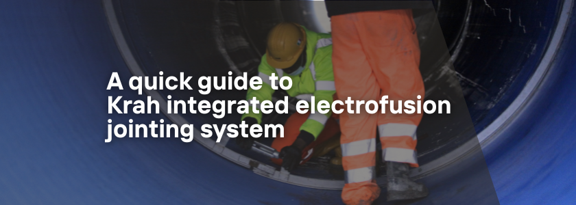 How quick and easy Krah's integrated electrofusion jointing is? | Krah ...
