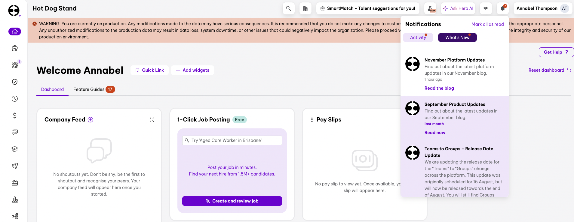 Whats New: November Blog now live in your dashboard | Hero Connect