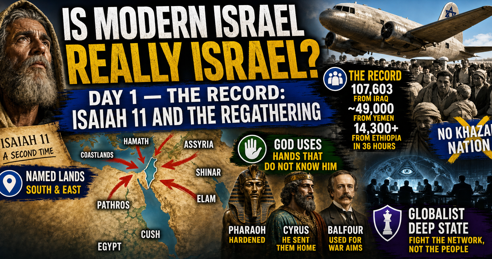 Is Modern Israel Really Israel? Day 1, The Record: Isaiah 11 and the regathering of Israel