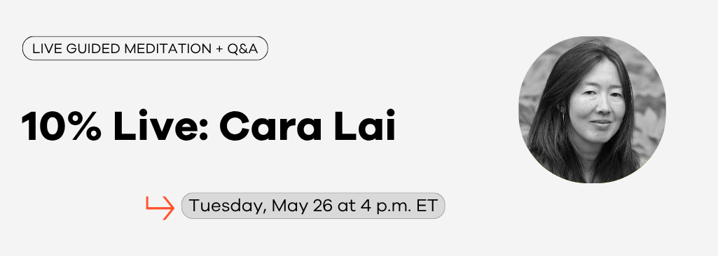 Cara Lai: Live Meditation and Q&A