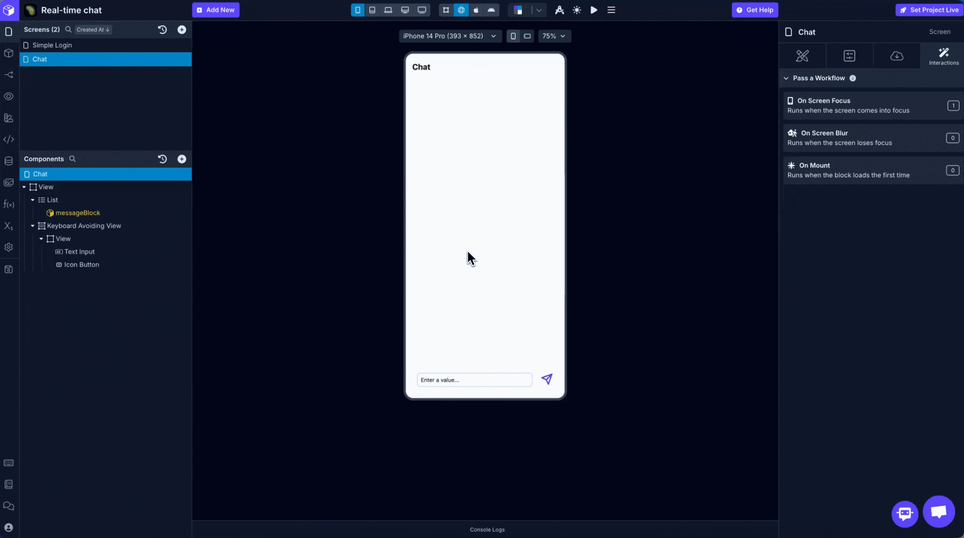 💬 Real-Time Chat in Draftbit with Xano Realtime | The Draftbit Community