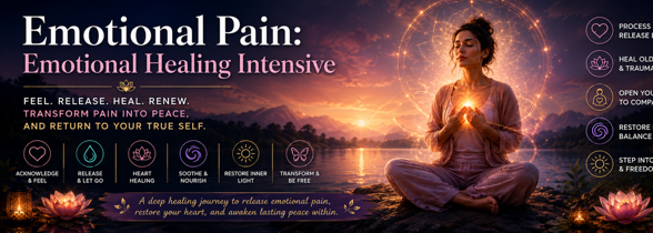 MEMBER HOSTED EVENT: Emotional Pain: Emotional Healing Intensive